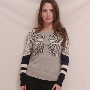 Princess Vera Wang Intarsia Sweater M